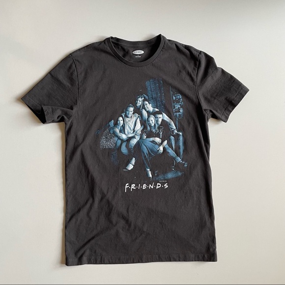 Old Navy FRIENDS Grey T-shirt Size XS-S - Picture 1 of 5